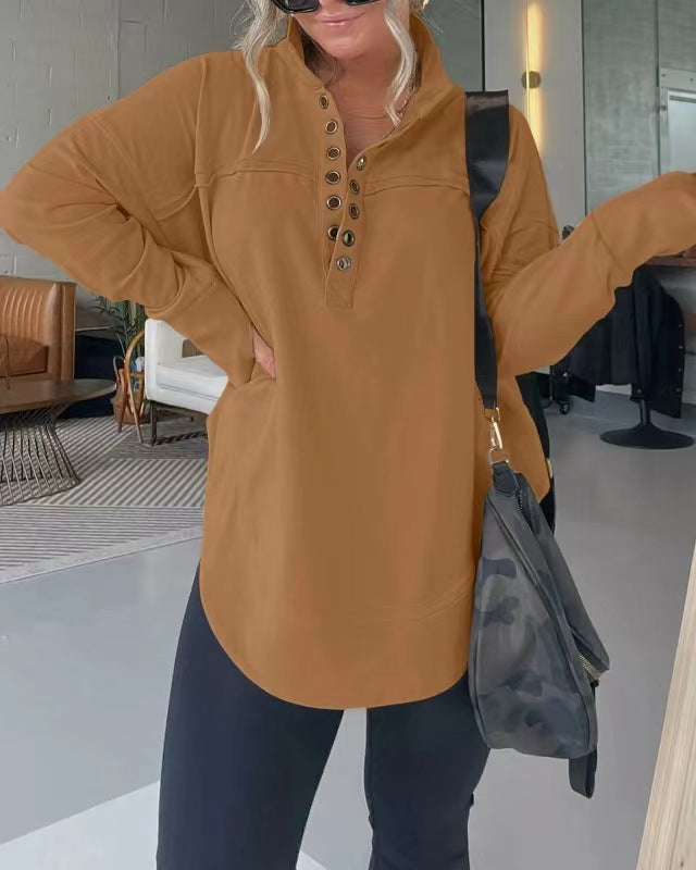 Jersey de Cuello Redondo — Punto Grueso Otoño-Invierno