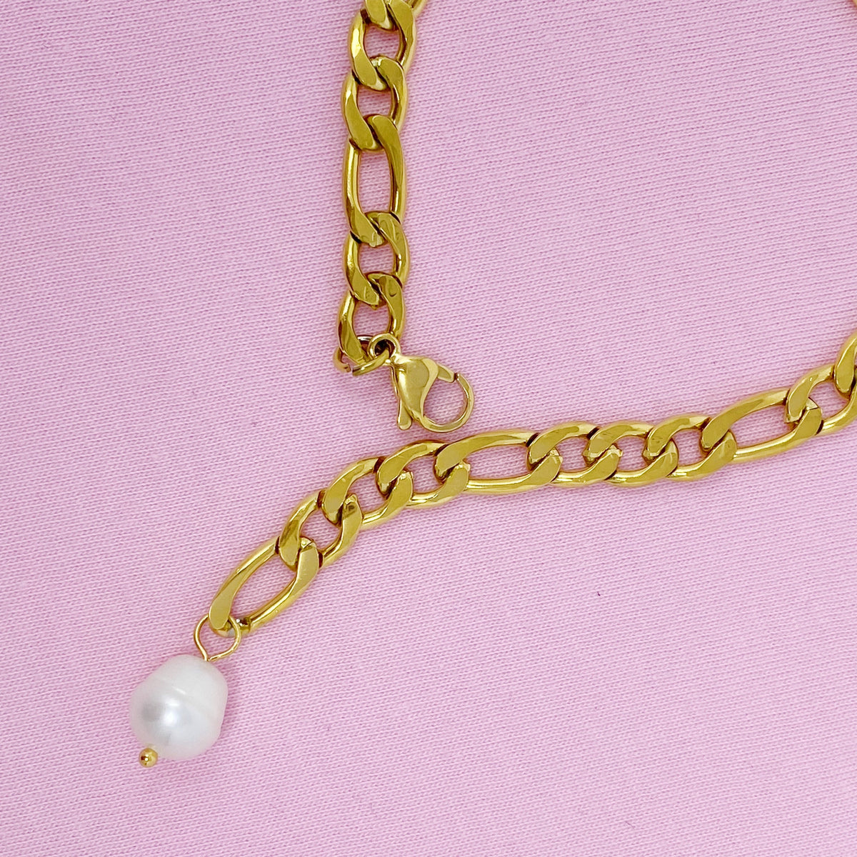 Pulsera de Perlas con Strass