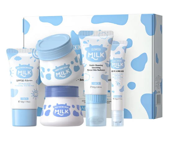 Kit Skincare Leche 5 piezas